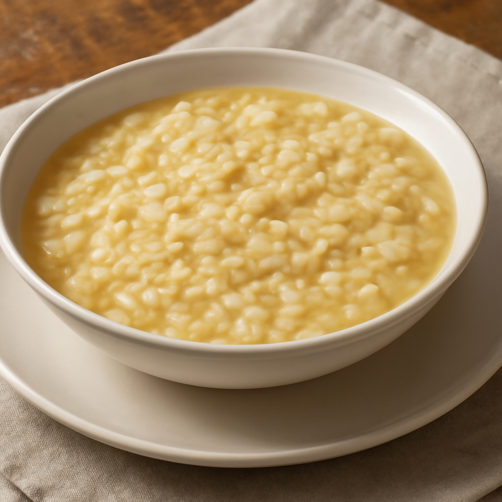 Risotto al brodo di pollo