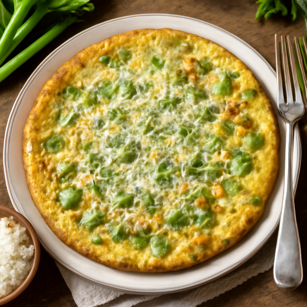 Frittata di sedano e parmigiano