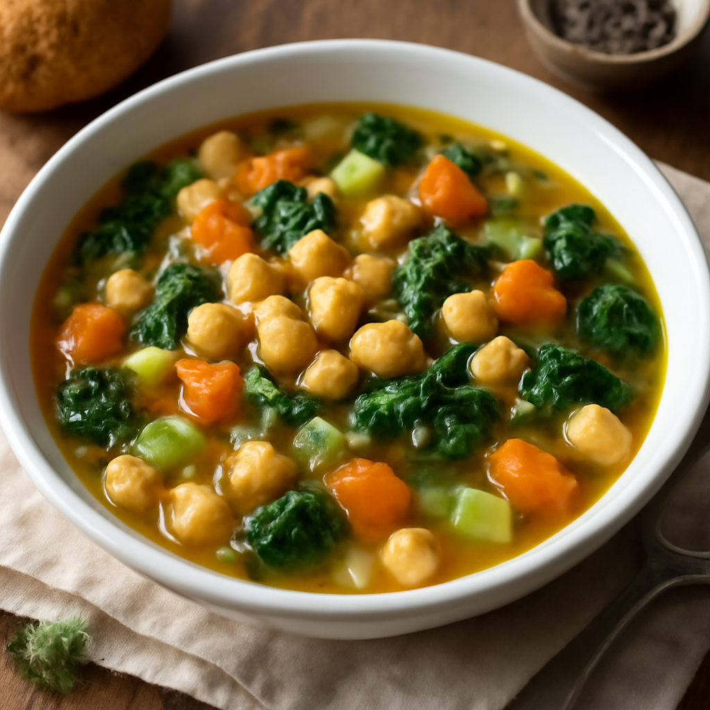 Zuppa di Ceci e Verdure
