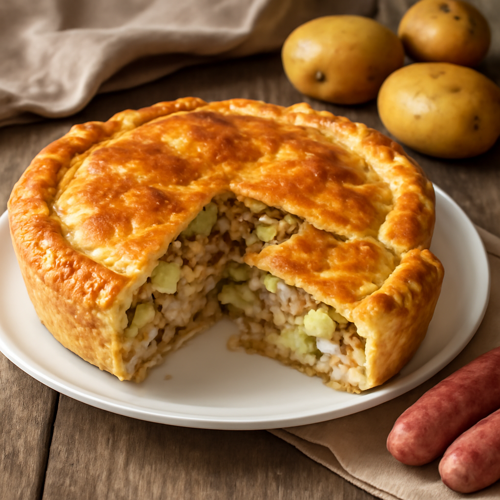 Torta rustica salsiccia e patate