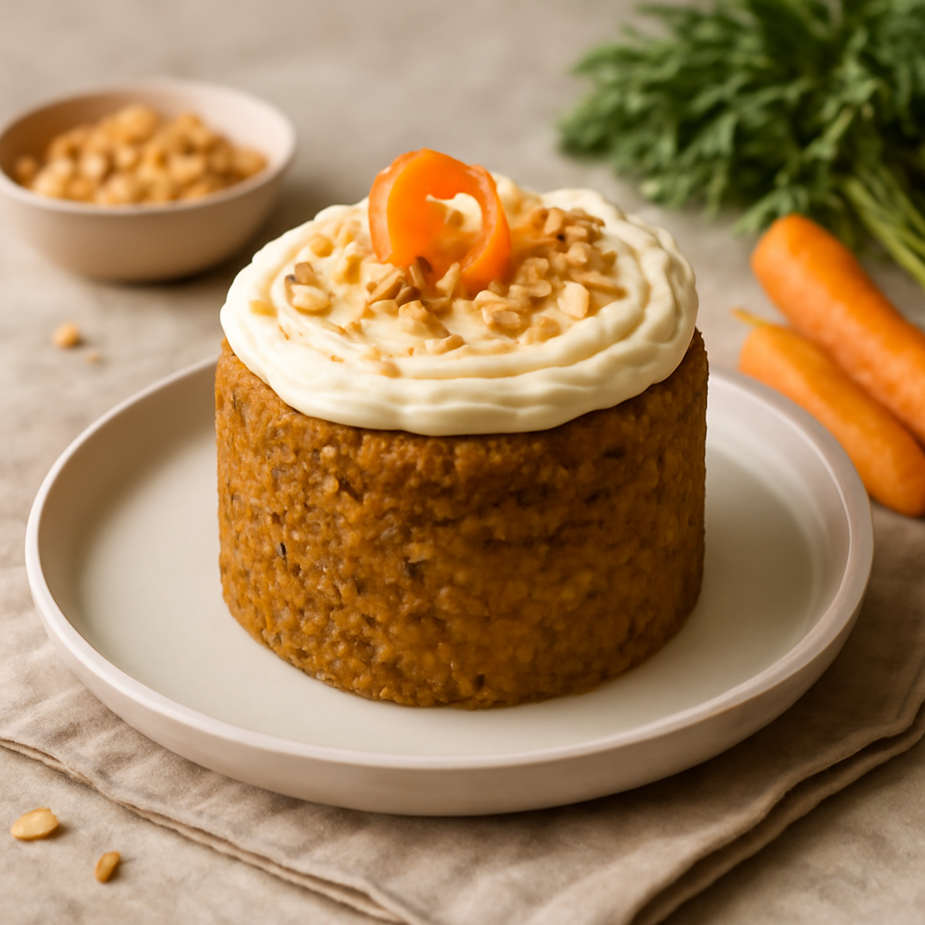 Tortino di carote vegano