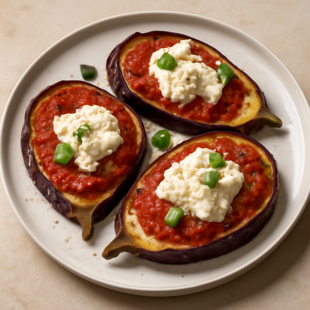Melanzane al forno con pomodoro e ricotta