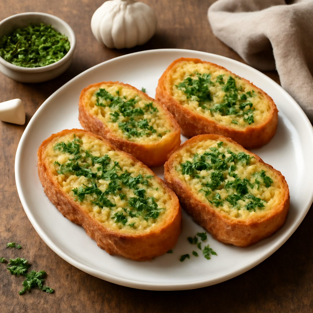Crostini aglio e prezzemolo