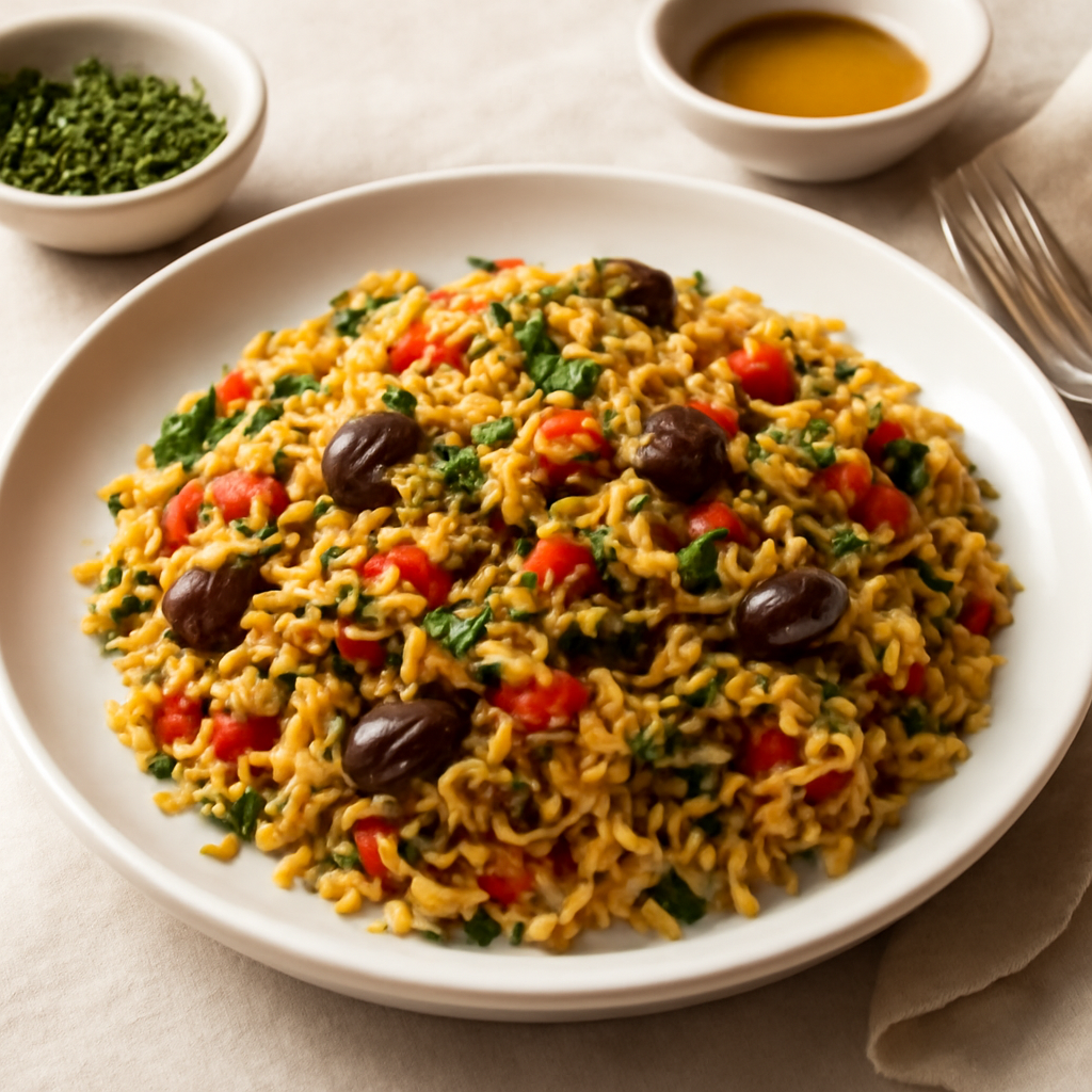 Riso alle spezie mediterranee