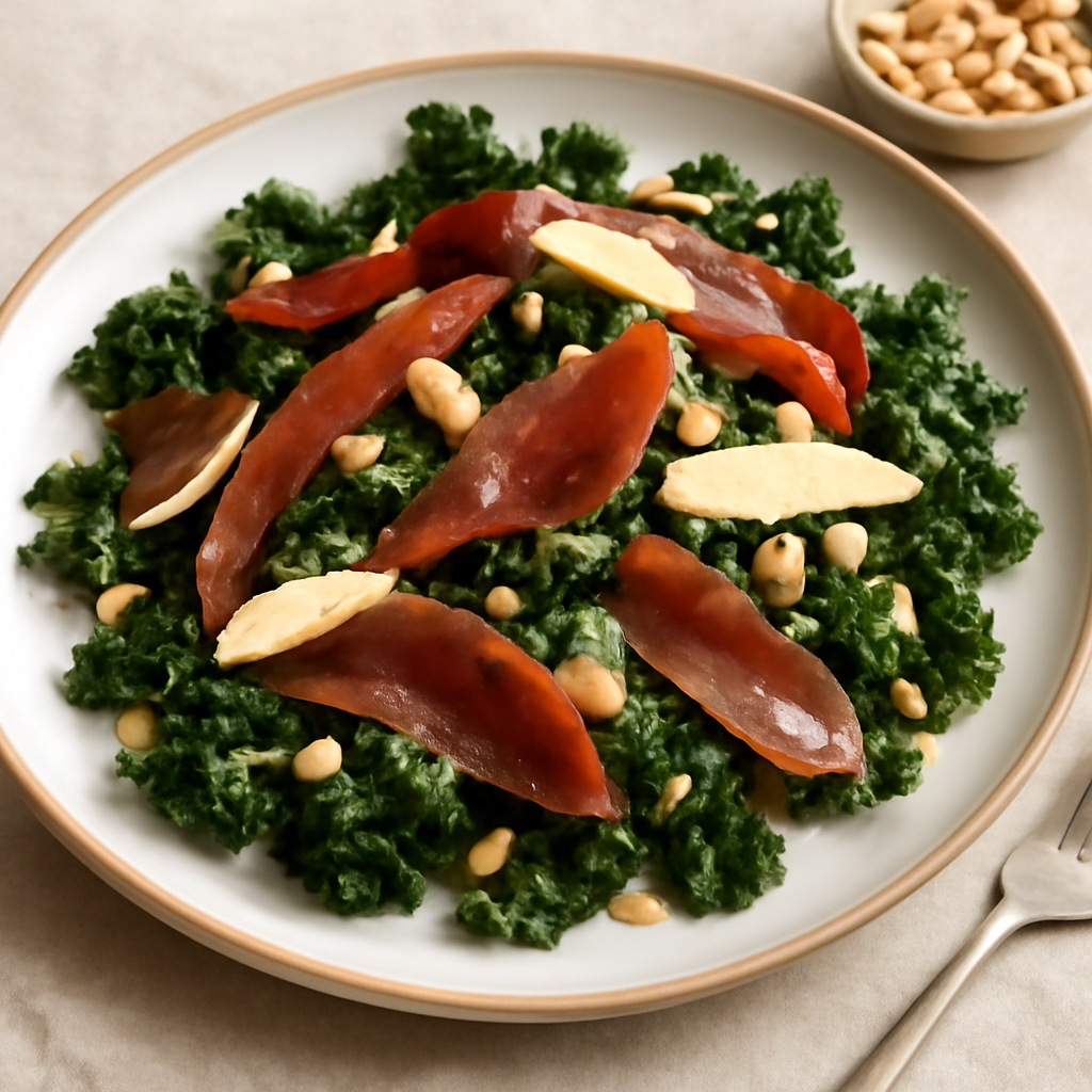 Foto di Insalata di cavolo nero e bresaola di petto di pollo