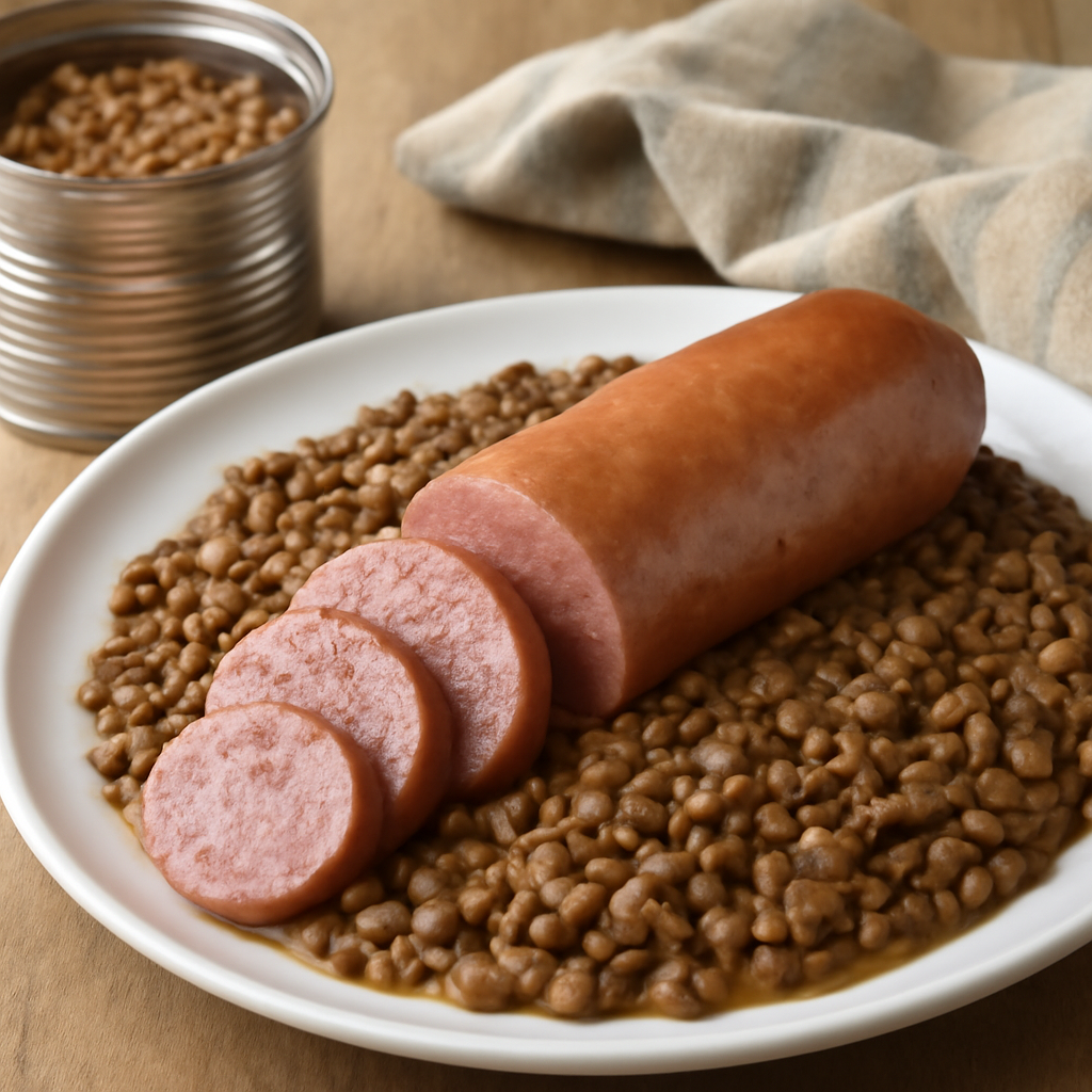 Foto di Lenticchie in scatola con cotechino