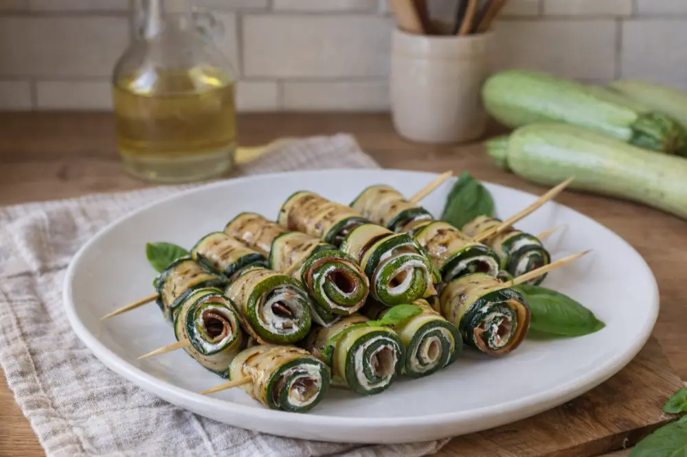 Involtini di Zucchine alla Griglia