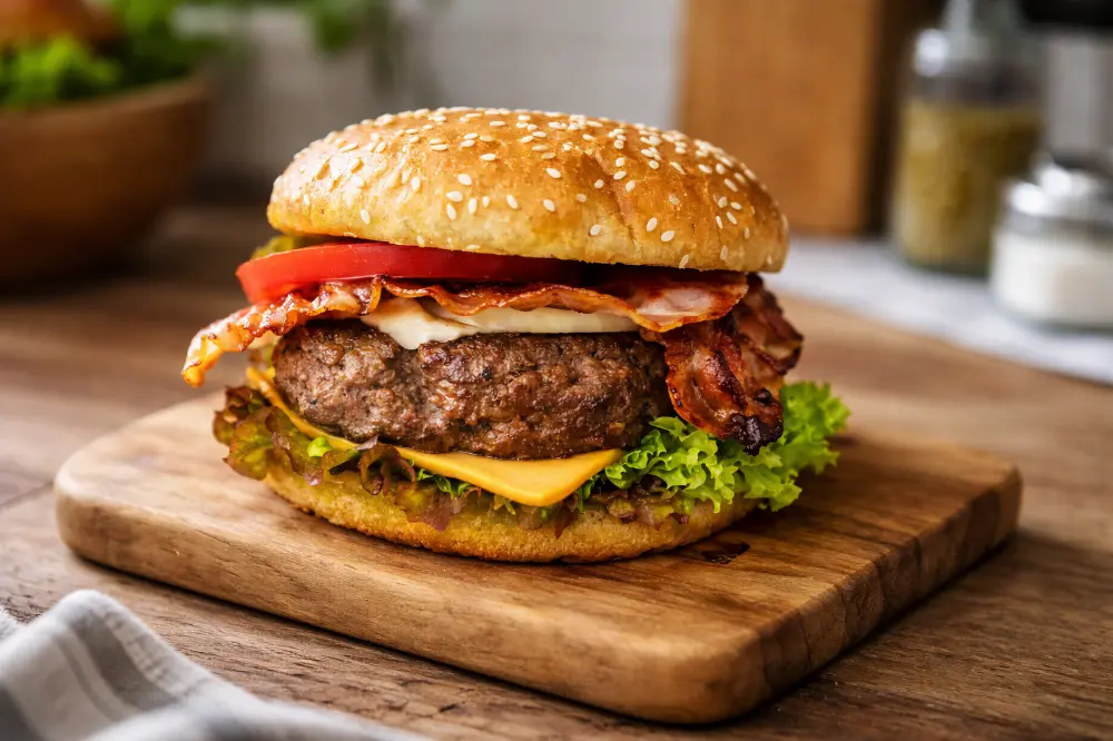 Hamburger panino