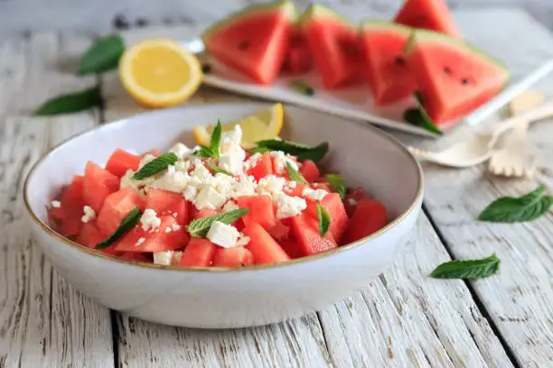 Insalata di Anguria e Feta