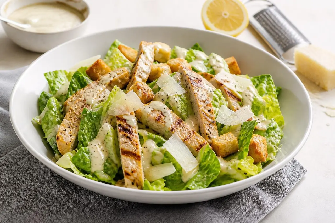 Insalata Caesar con pollo