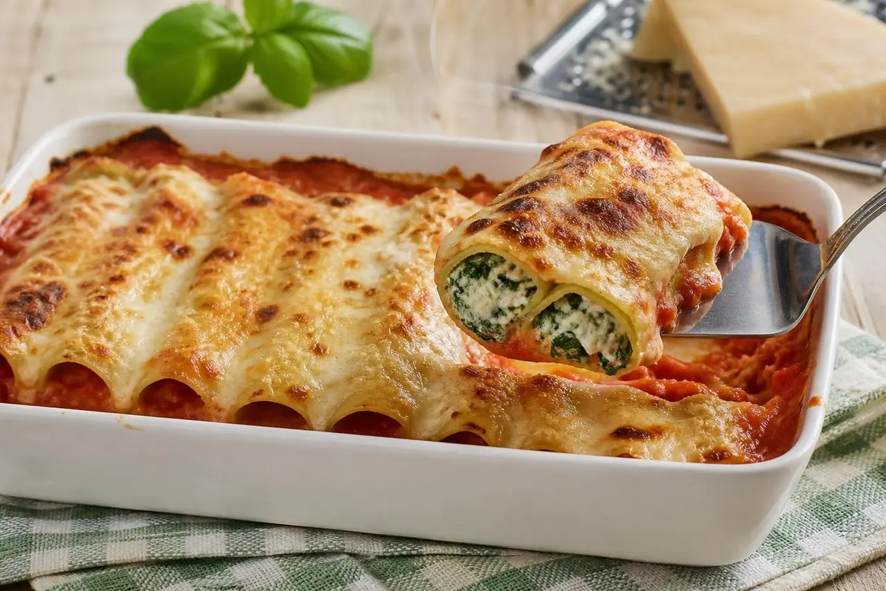 Cannelloni ricotta e spinaci