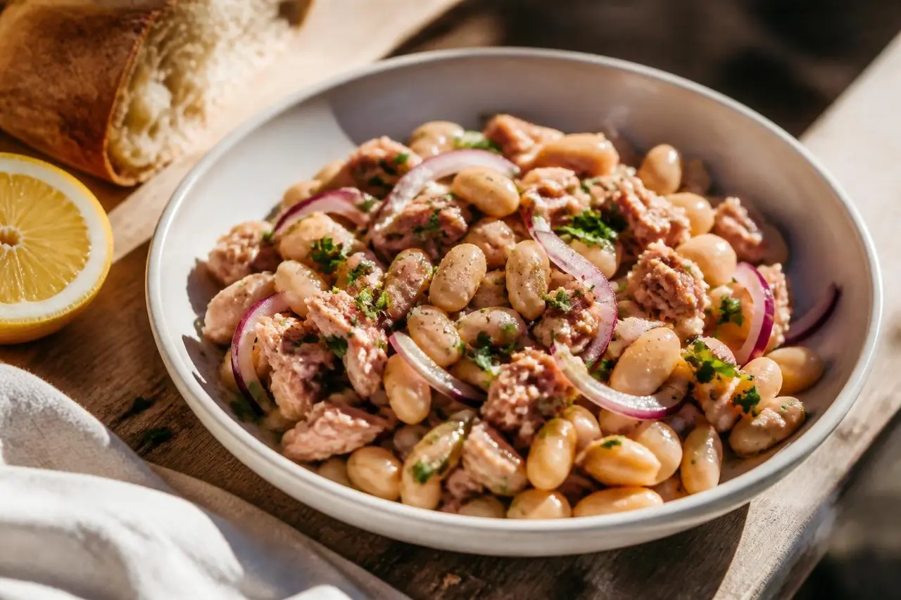 Insalata di tonno e fagioli