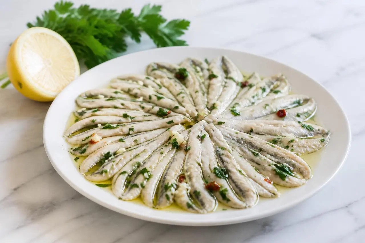 Alici marinate al limone