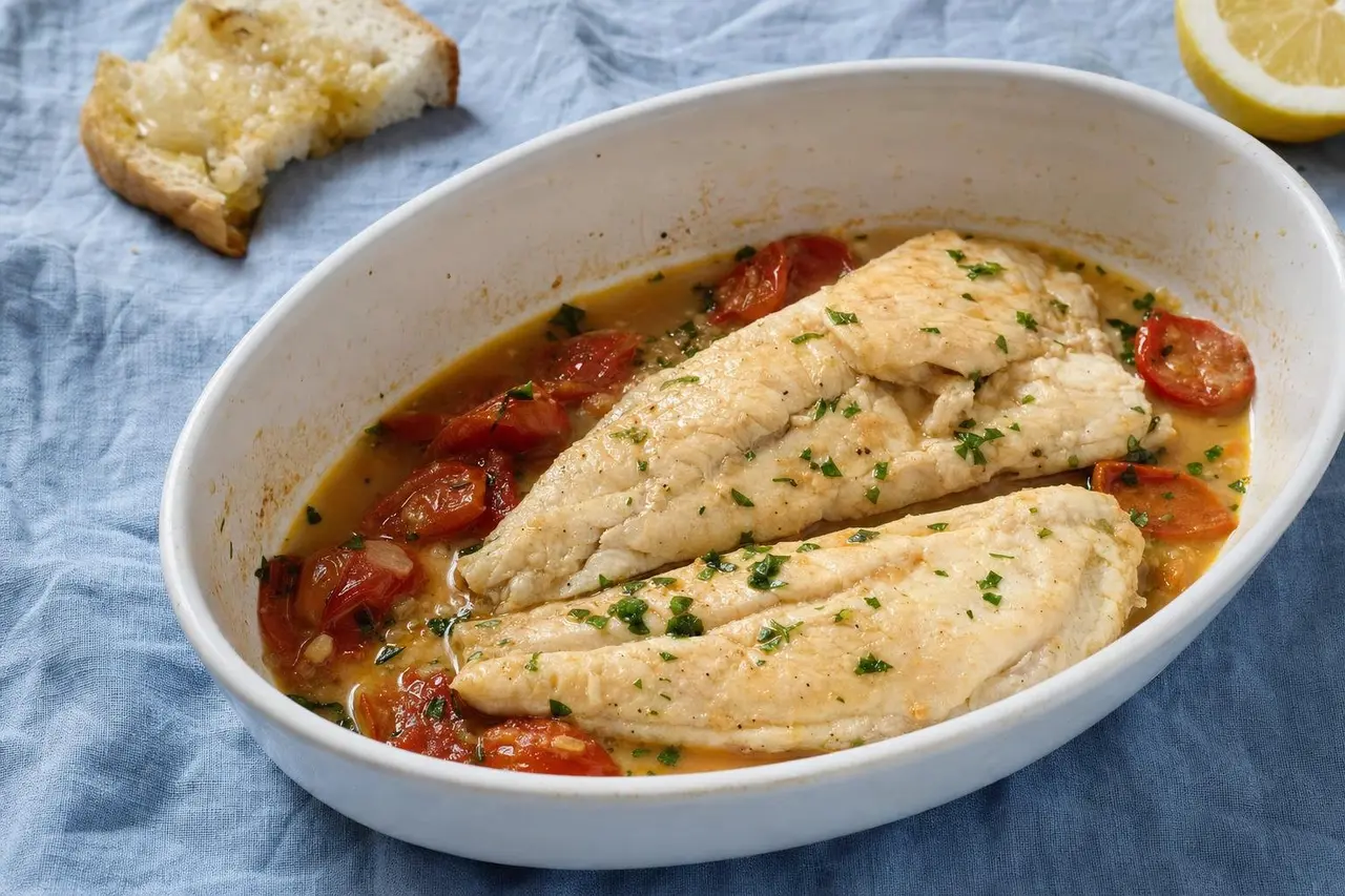 Filetti di orata all'acqua pazza