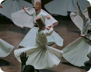 Sufi devotional dance performance