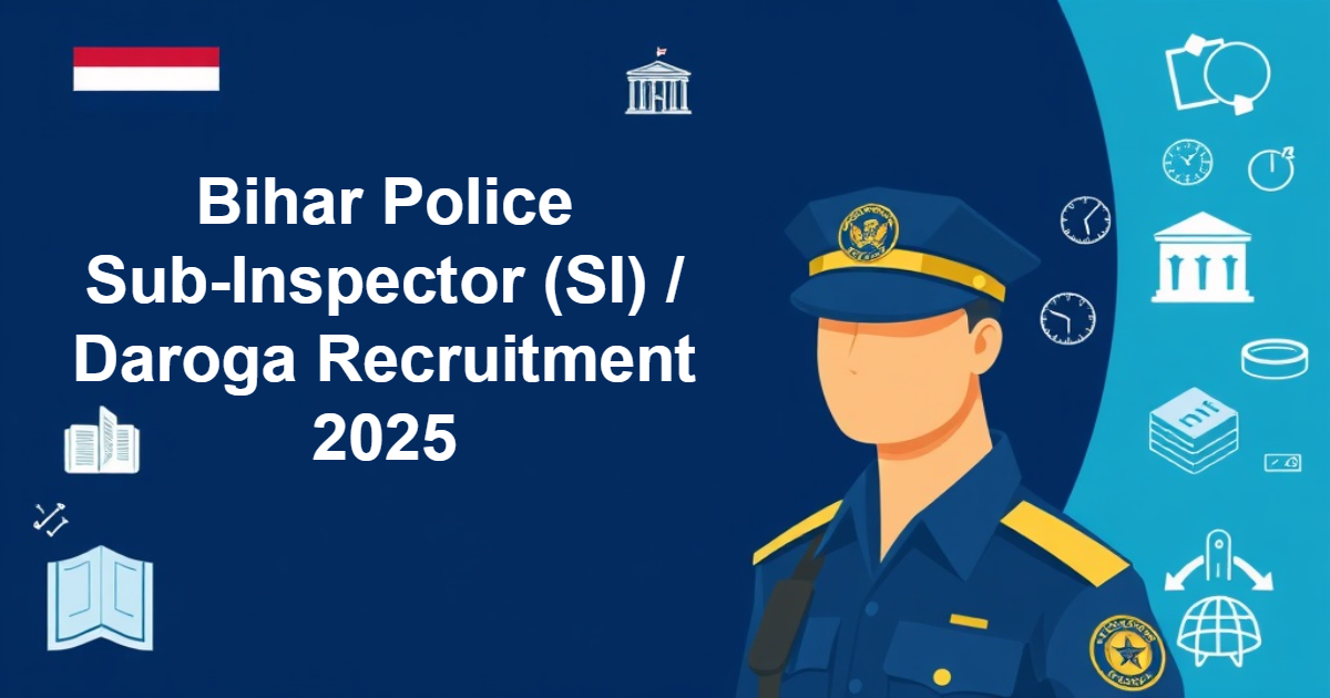 Bihar Police Sub-Inspector (SI) / Daroga Recruitment 2025