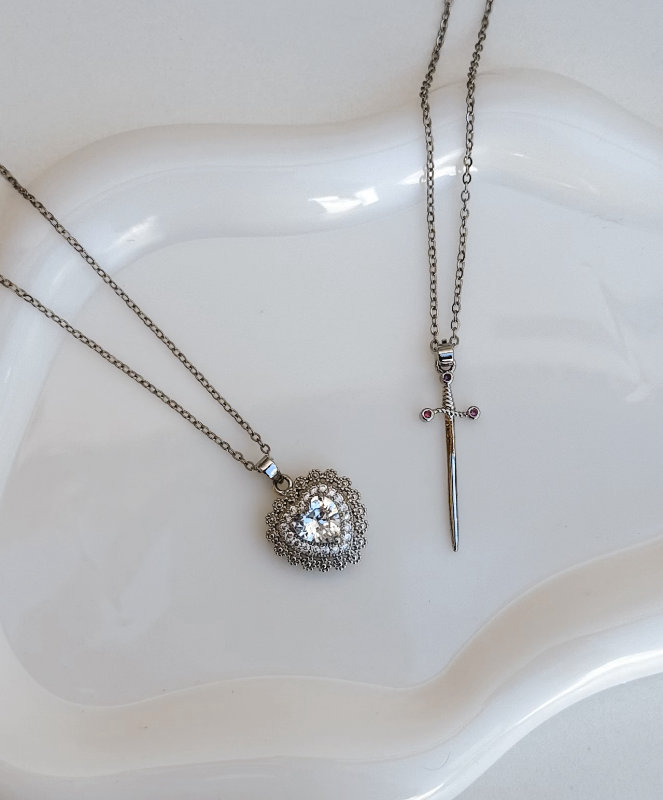 Collar doble Amor (acero quirurgico) 2