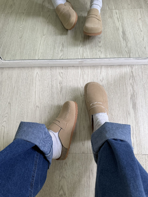 Cassie beige (gamuza)