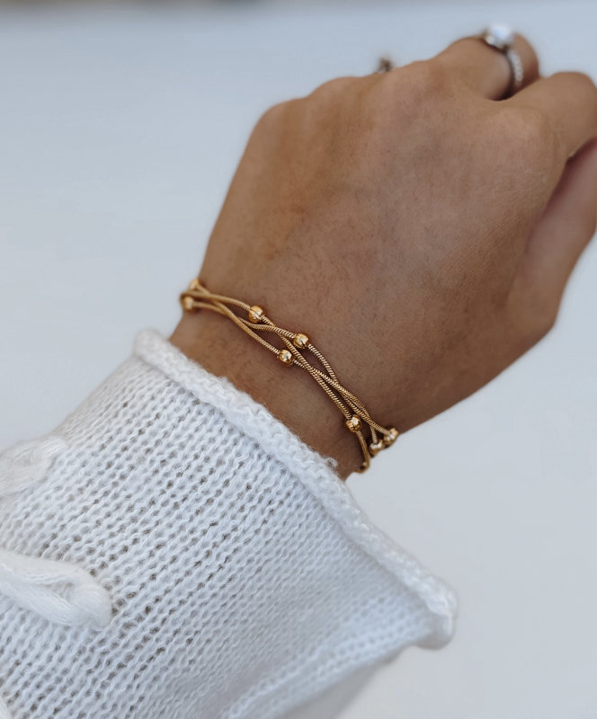 Pulsera Nahiara (acero quirurgico)