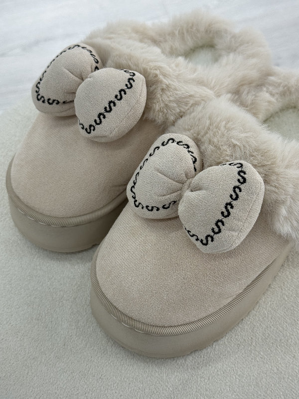 Pantuflas Mila beige 3