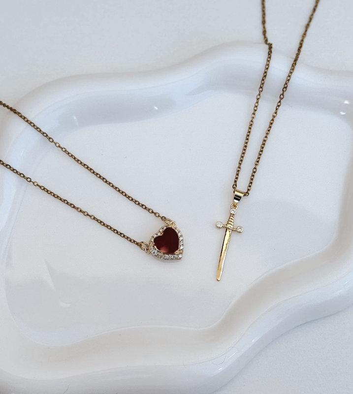 Collar doble Passione (acero quirurgico) 2