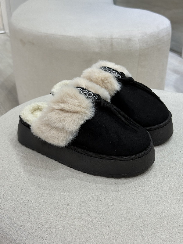 Pantuflas Gina negras 2