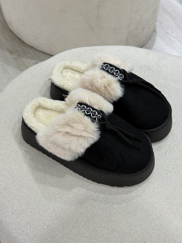 Pantuflas Gina negras 3