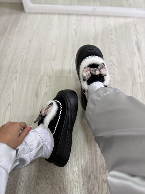 Pantuflas Charo negro