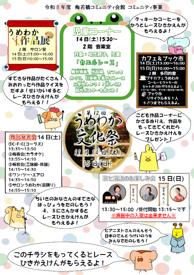 第12回 うめわか文化祭の画像 2