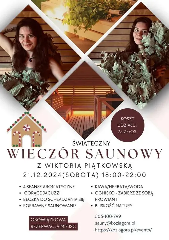 Wieczór saunowy z Wiktorią Piątkowską - fotografia wydarzenia