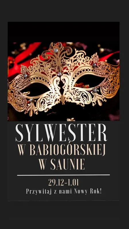 Sylwester w Babiogórskiej Saunie  - fotografia wydarzenia