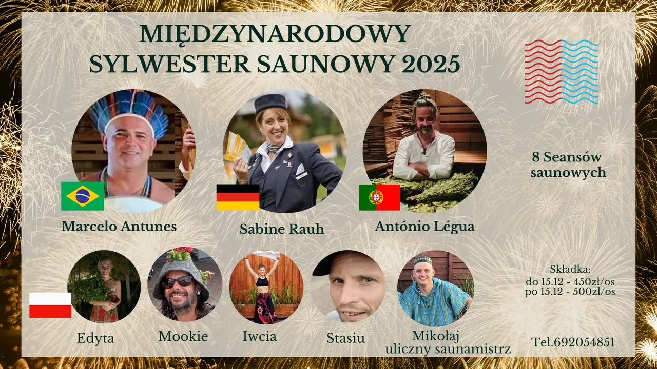 Międzynarodowy Sylwester Saunowy 2025 - fotografia wydarzenia