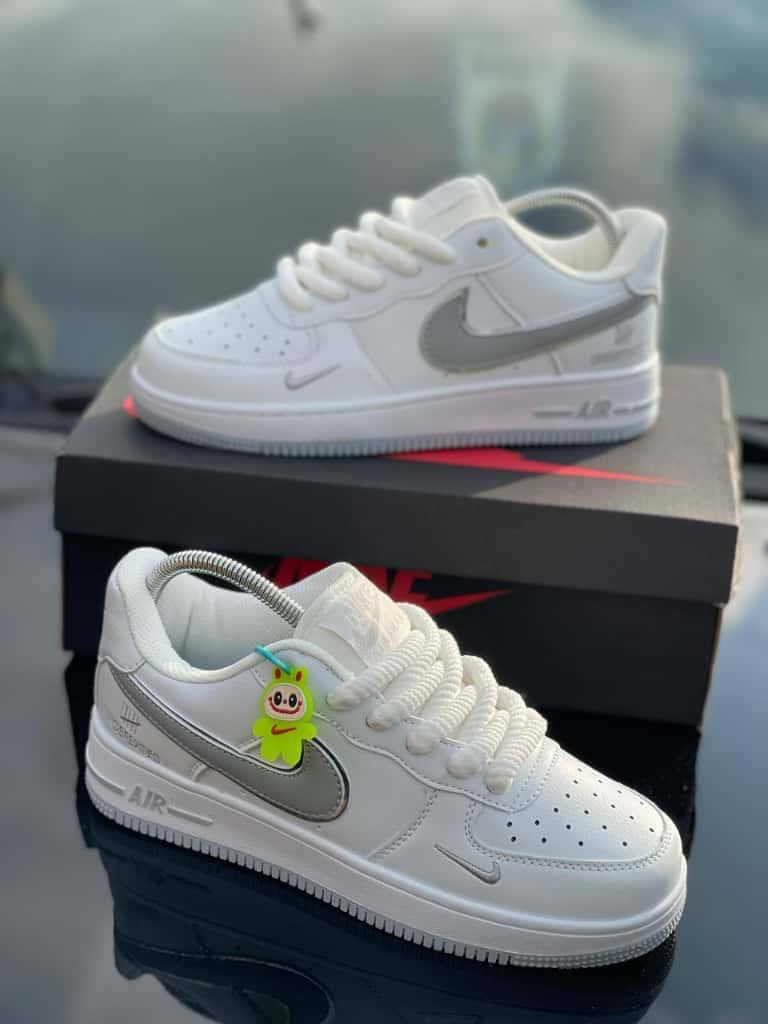 Image of Nike Air Force 1 Low x Undefeated White Grey