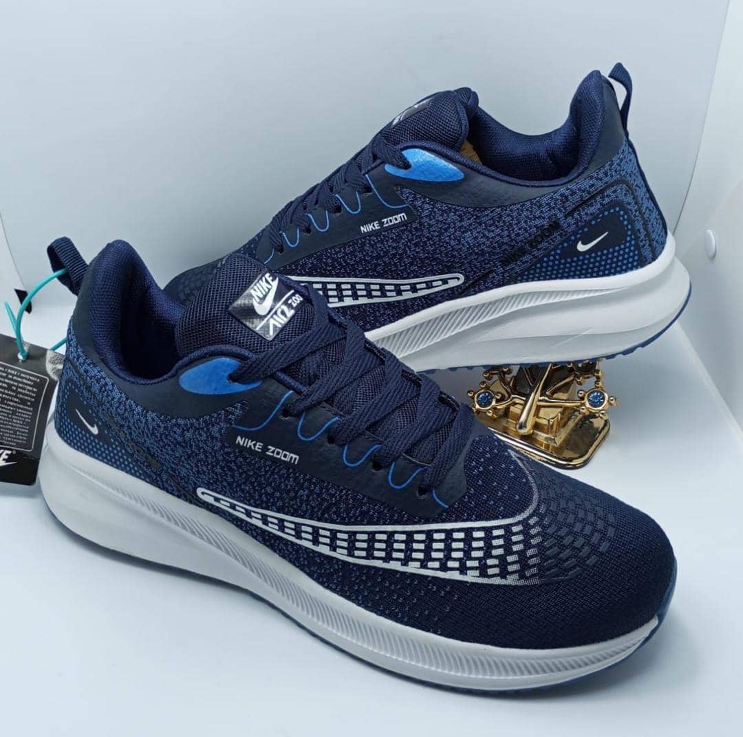 Image of Nike Zoom Mesh Runner Navy Blue