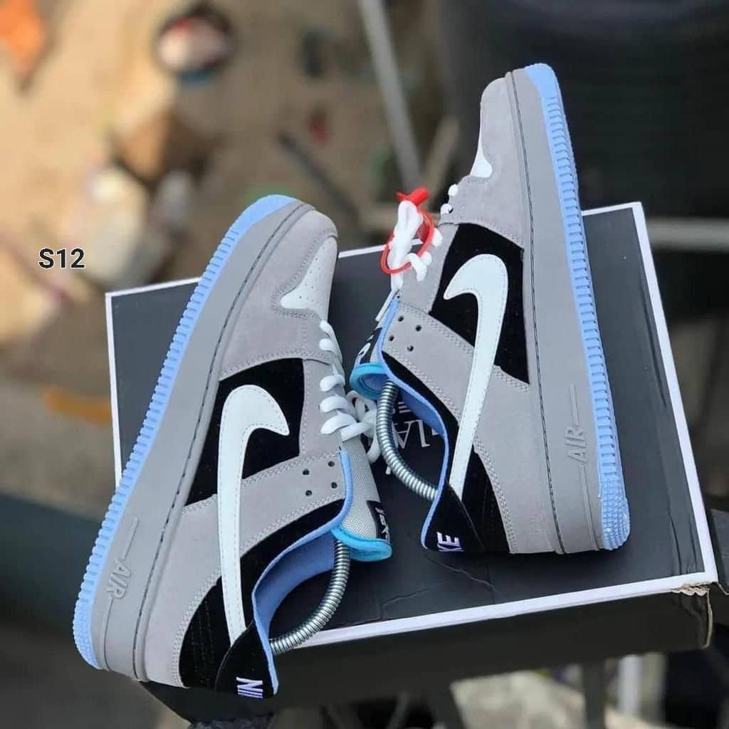 Nike Air Force 1 Low Grey Black Blue