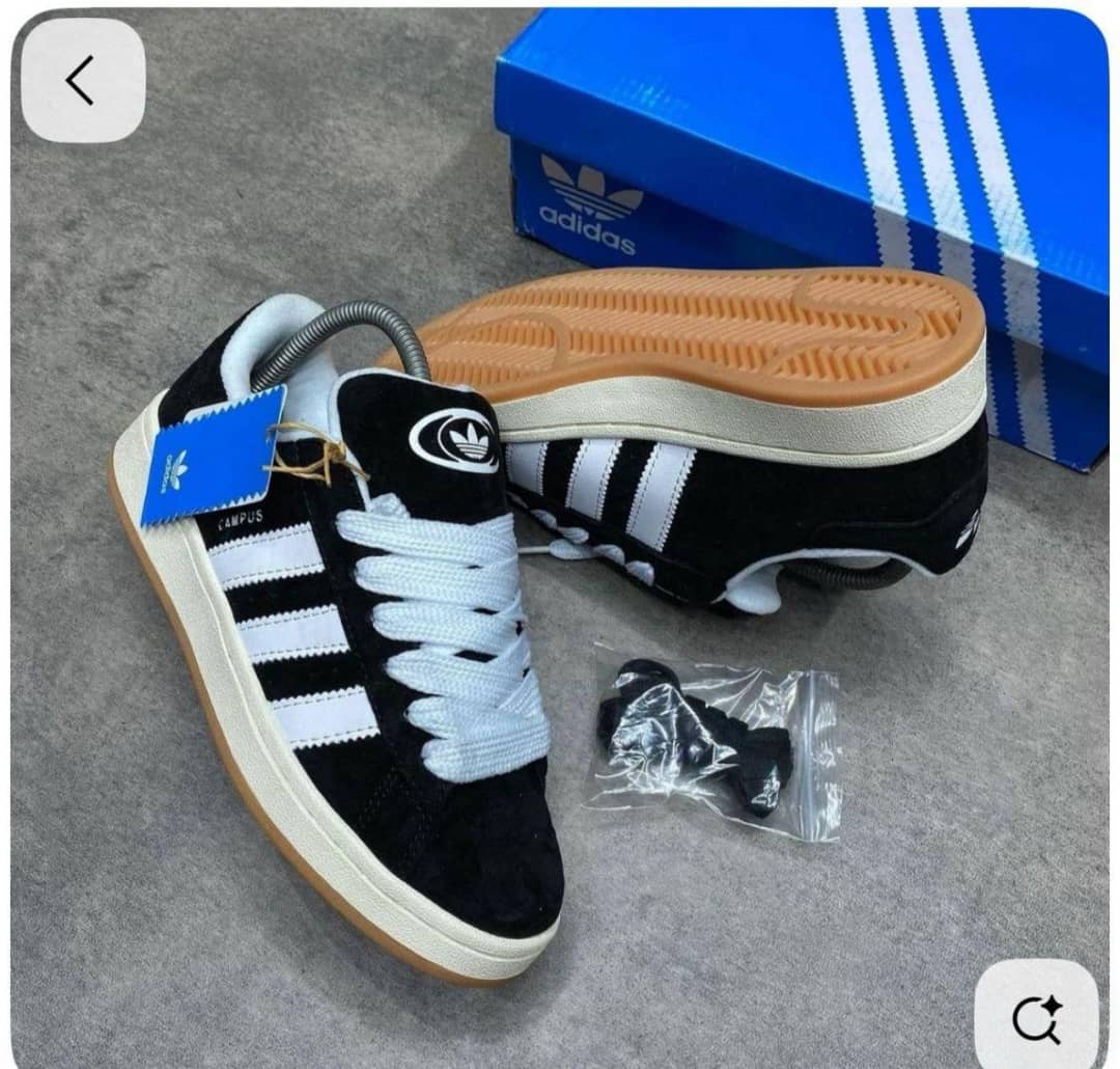 Image of Adidas Campus 00s Black White Gum