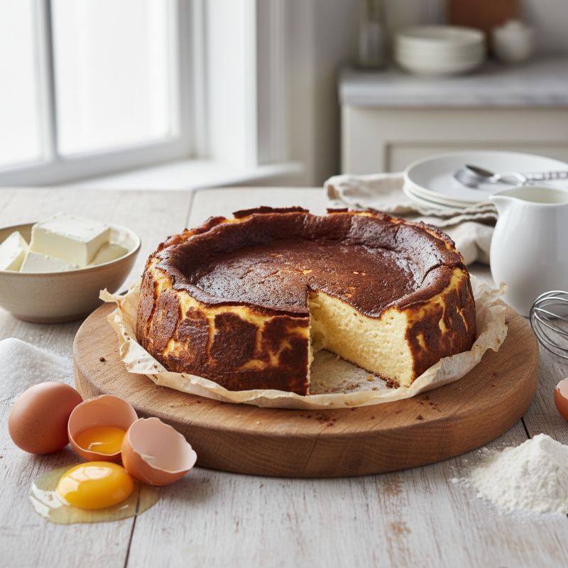 Classic Basque Burnt Cheesecake