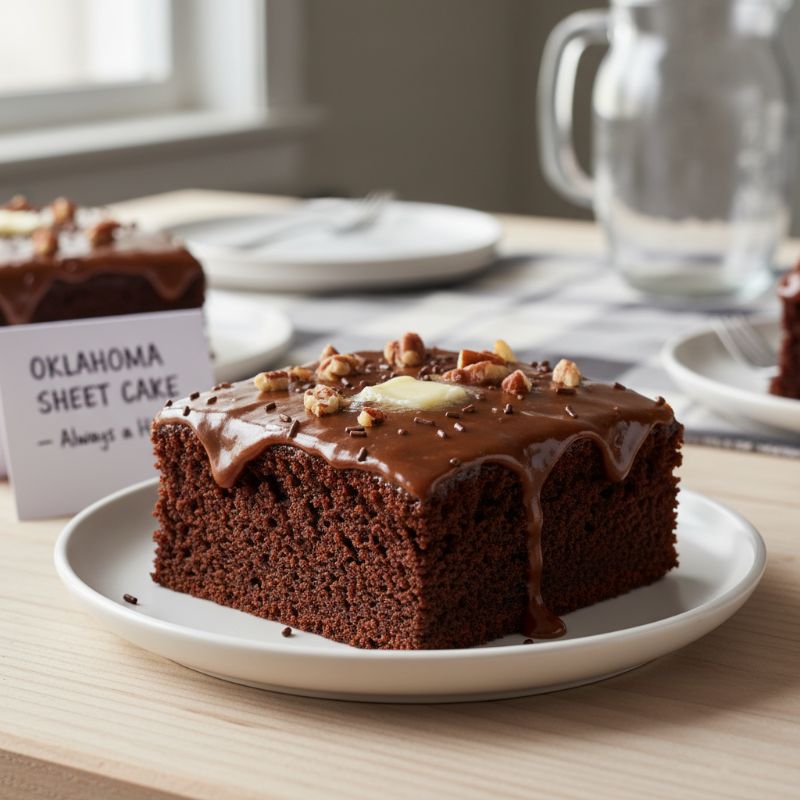 Oklahoma Chocolate Sheet Cake