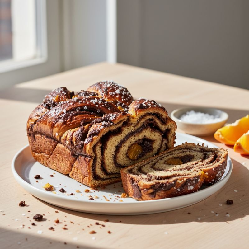 Chocolate Sourdough Babka with Sea Salt