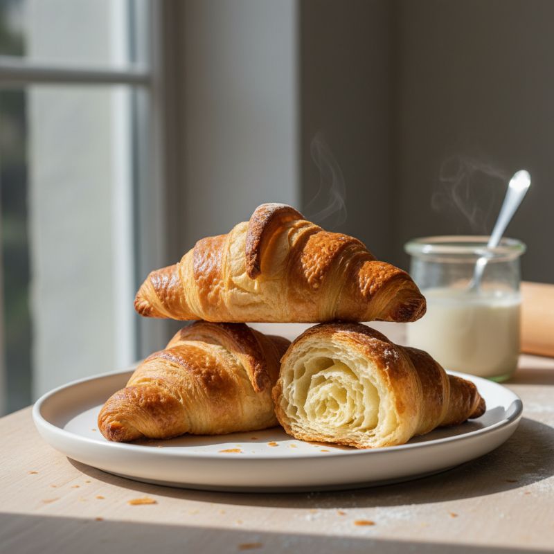 Sourdough Levain Croissants