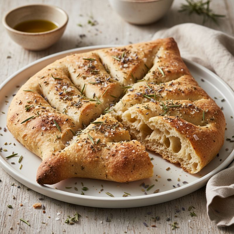 Fleur de Sel & Herbes de Provence Sourdough Fougasse