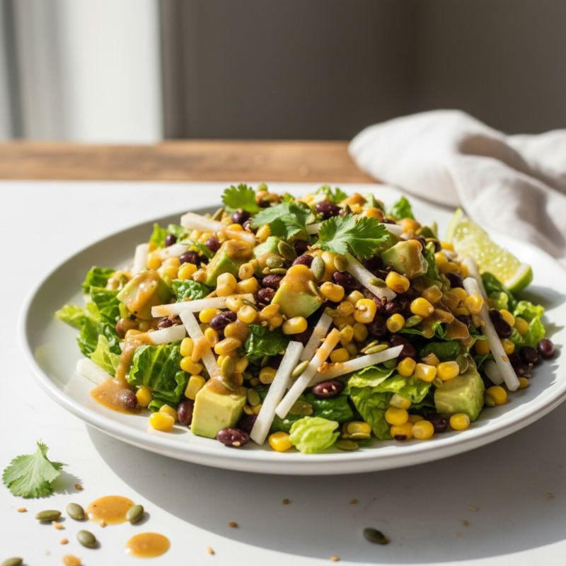 Tex-Mex Chopped Salad with Cilantro-Lime Vinaigrette