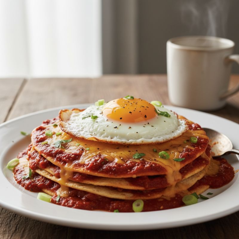 Dallas Heart Stacked Enchiladas