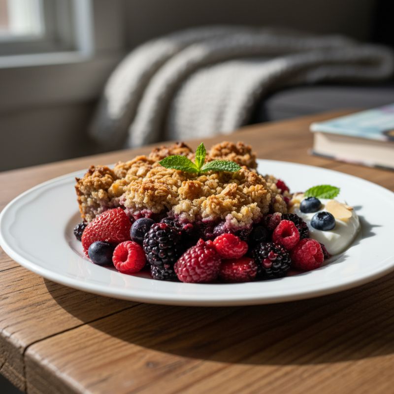 Berry Nice Cobbler (Vegetarian)