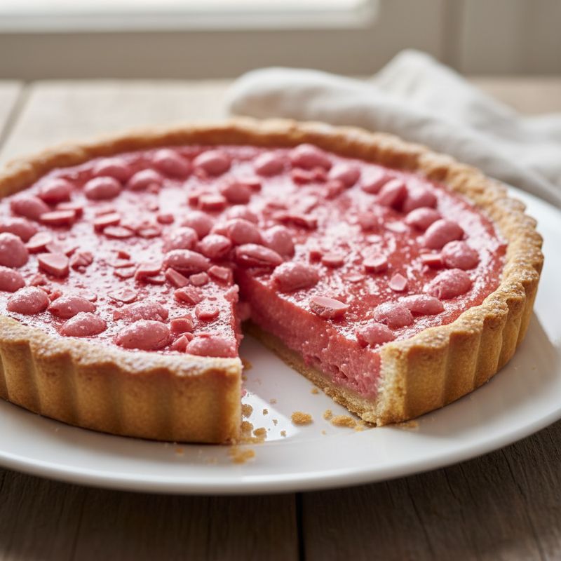 Tarte aux Pralines Roses (Pink Praline Tart)