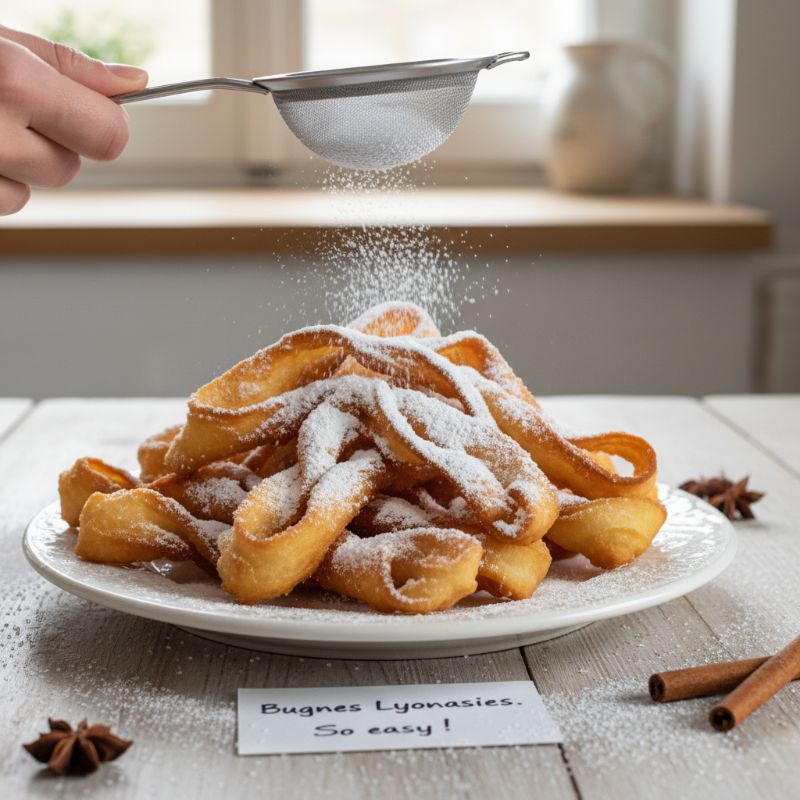 Bugnes Lyonnaises (French Angel Wings)