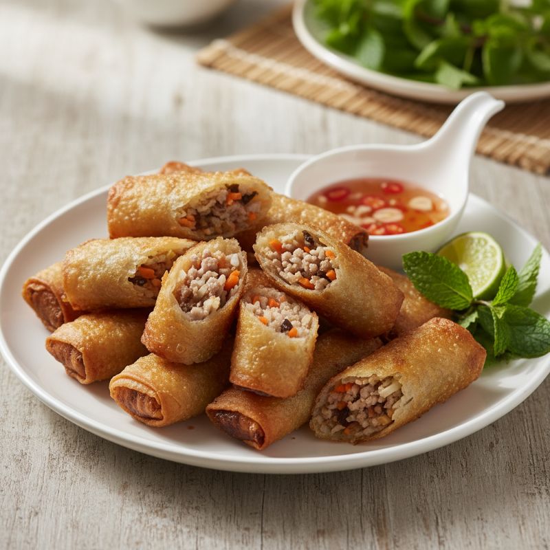 Vietnamese Crispy Spring Rolls (Chả Giò)
