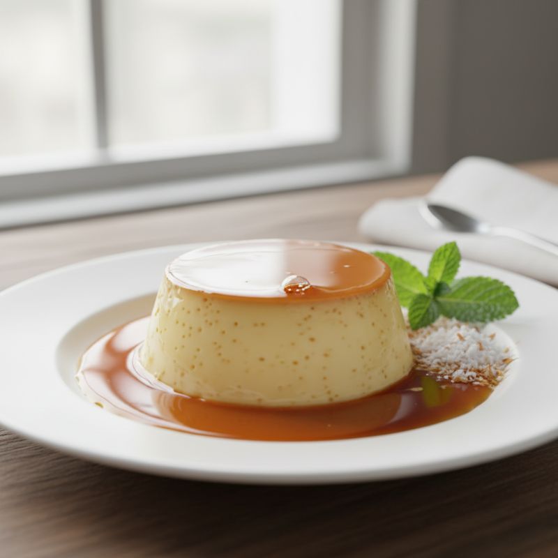 Vietnamese Bánh Flan (Caramel Custard)