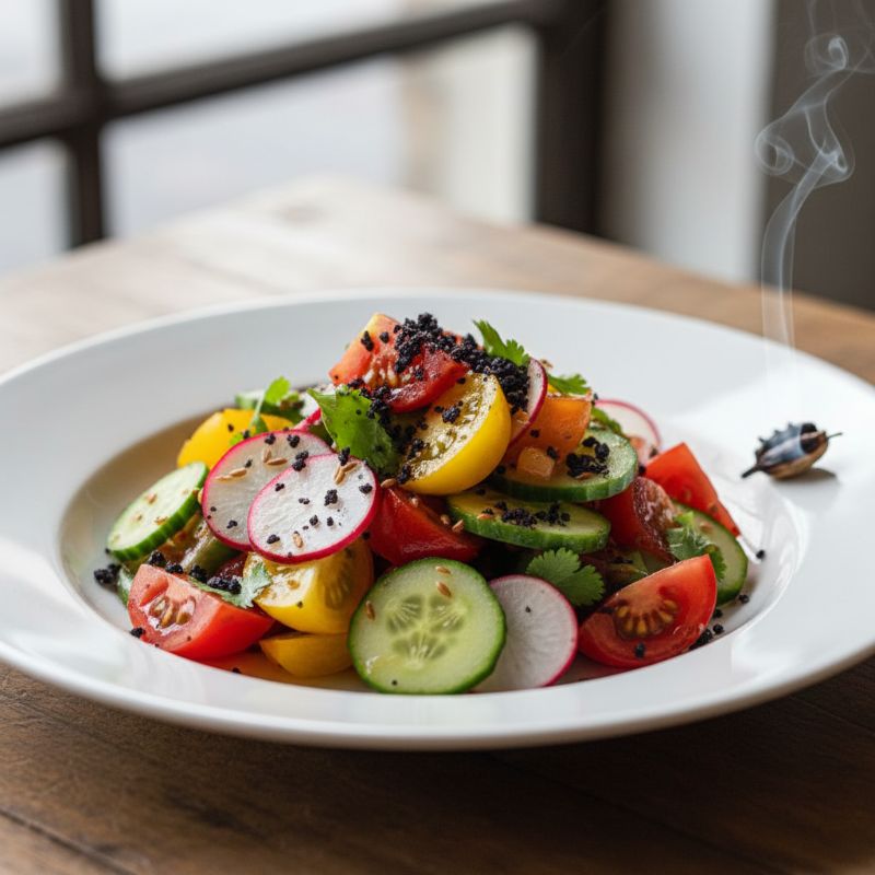 Smoked Cumin Kachumber Salad