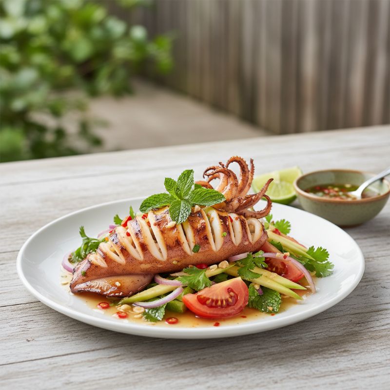 Thai Grilled Squid Salad